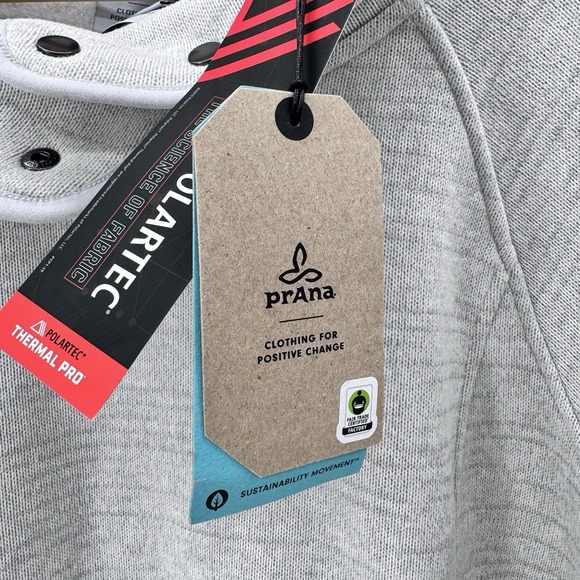 Prana Women's Tri Thermal Threads Tunic Size Large- Dreamdust Warm Cozy - Picture 8 of 15